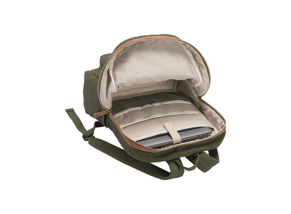 Zaino in canvas riciclato con compartimento imbottittito per notebook FullGadgets.com