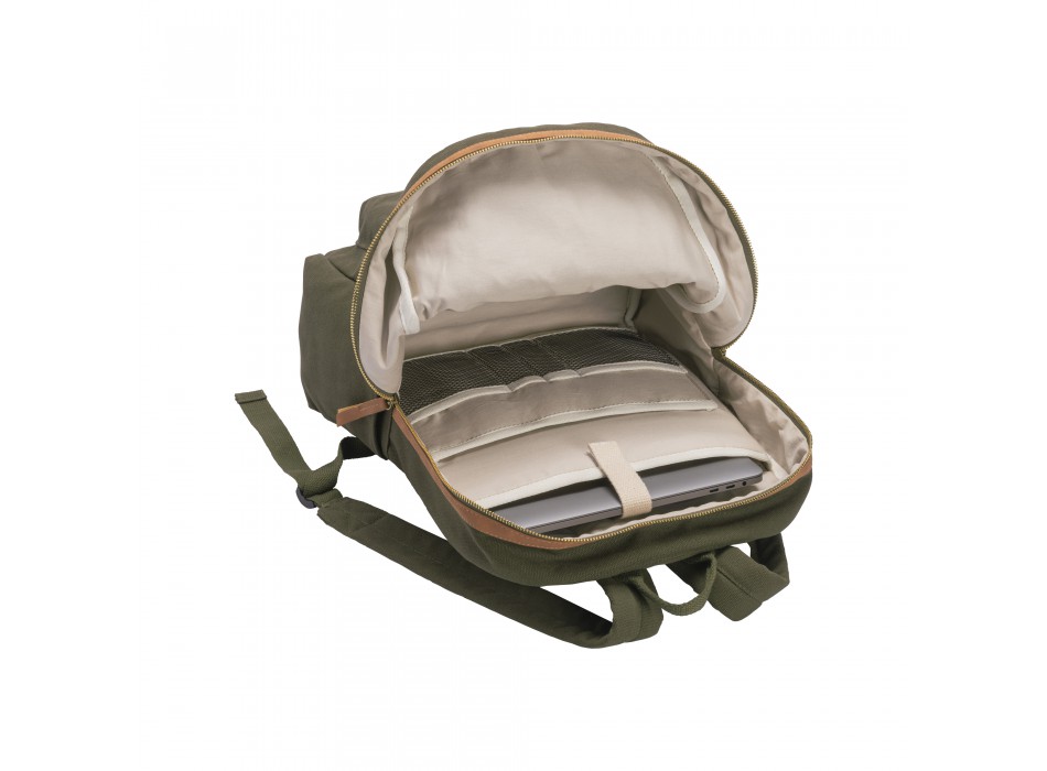 Zaino in canvas riciclato con compartimento imbottittito per notebook FullGadgets.com