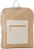 Zaino In Juta E Cotone Edison Personalizzabile