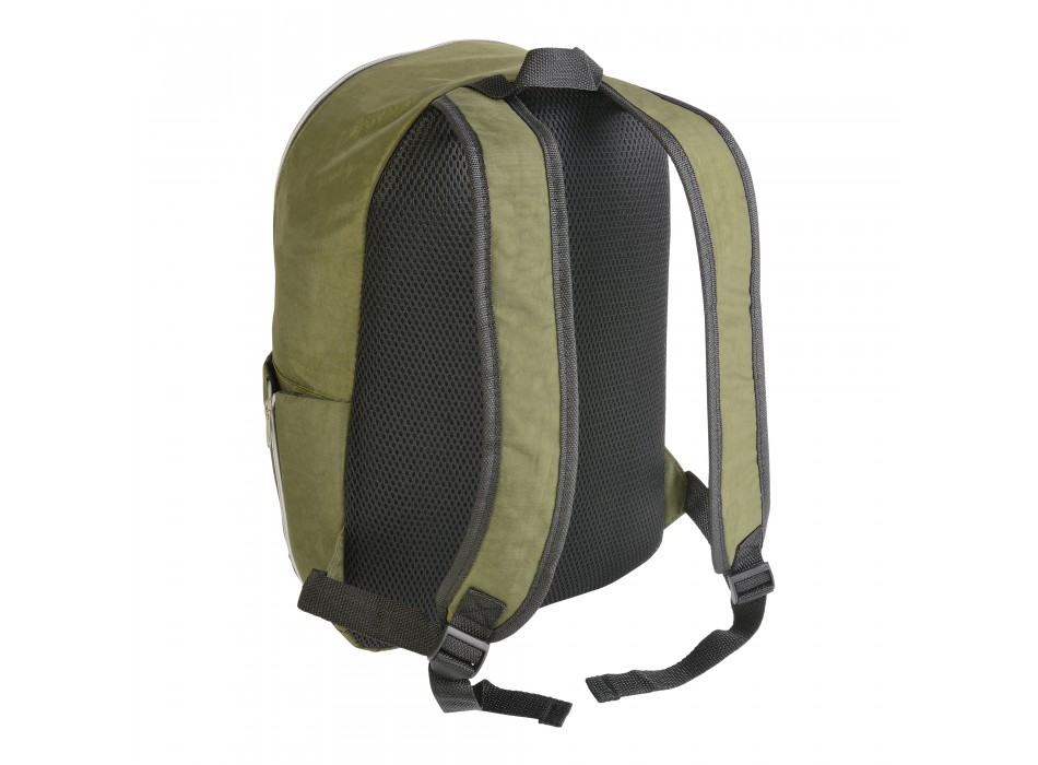 Zaino in nylon 420d con 4 tasche di cui 2 laterali a zip retinate FullGadgets.com