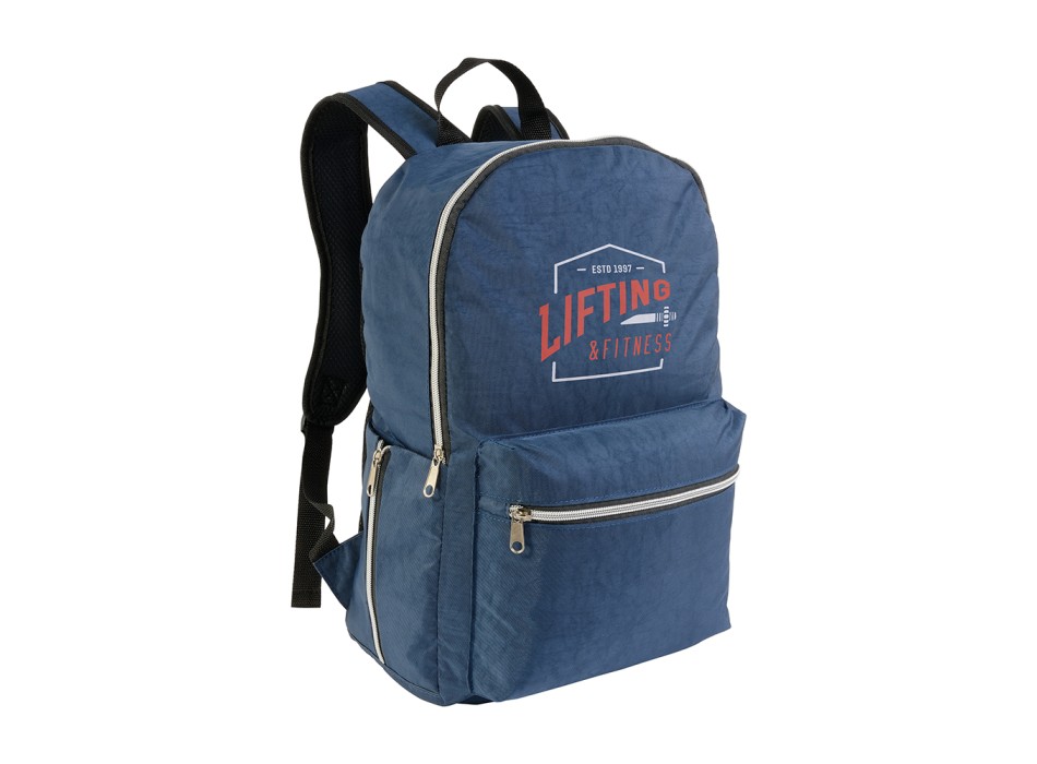 Zaino in nylon 420D con 4 tasche di cui 2 laterali a zip retinate FullGadgets.com