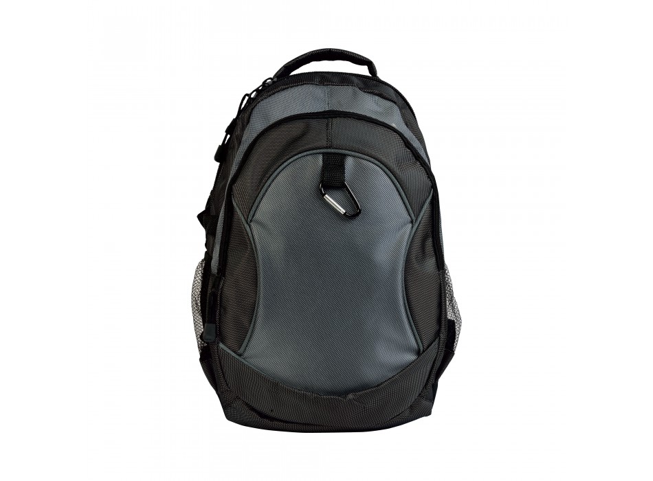 Zaino in poliestere 1680d con 4 tasche di cui 2 laterali retinate e moschettone FullGadgets.com