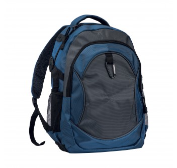 Zaino in poliestere 1680d con 4 tasche di cui 2 laterali retinate e moschettone FullGadgets.com