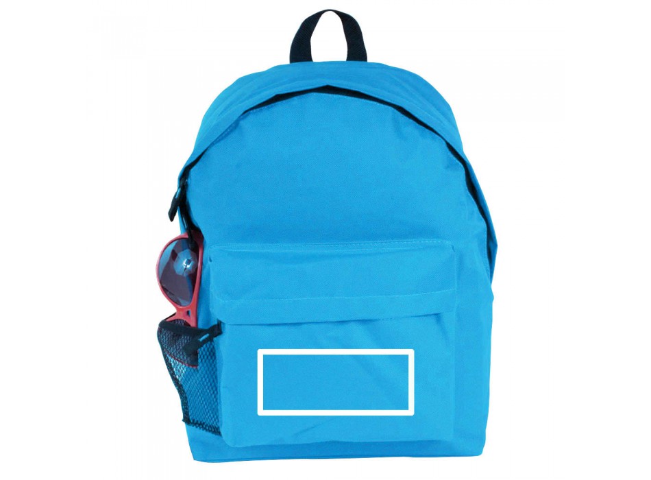 Zaino in poliestere 600d con 3 tasche, di cui una laterale retinata FullGadgets.com