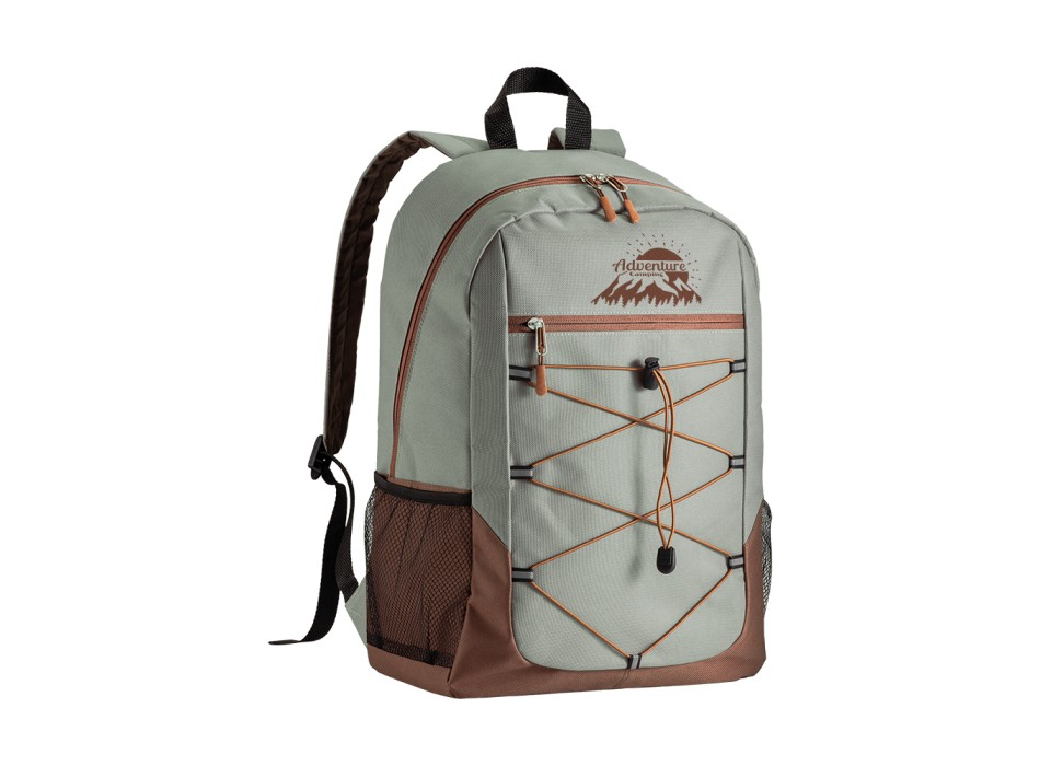 Zaino in poliestere 600D con 4 tasche di cui 2 laterali retinate FullGadgets.com