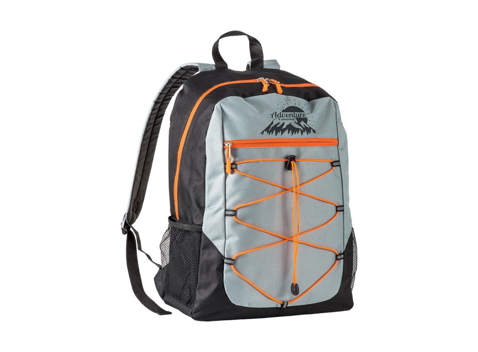 Zaino in poliestere 600D con 4 tasche di cui 2 laterali retinate FullGadgets.com