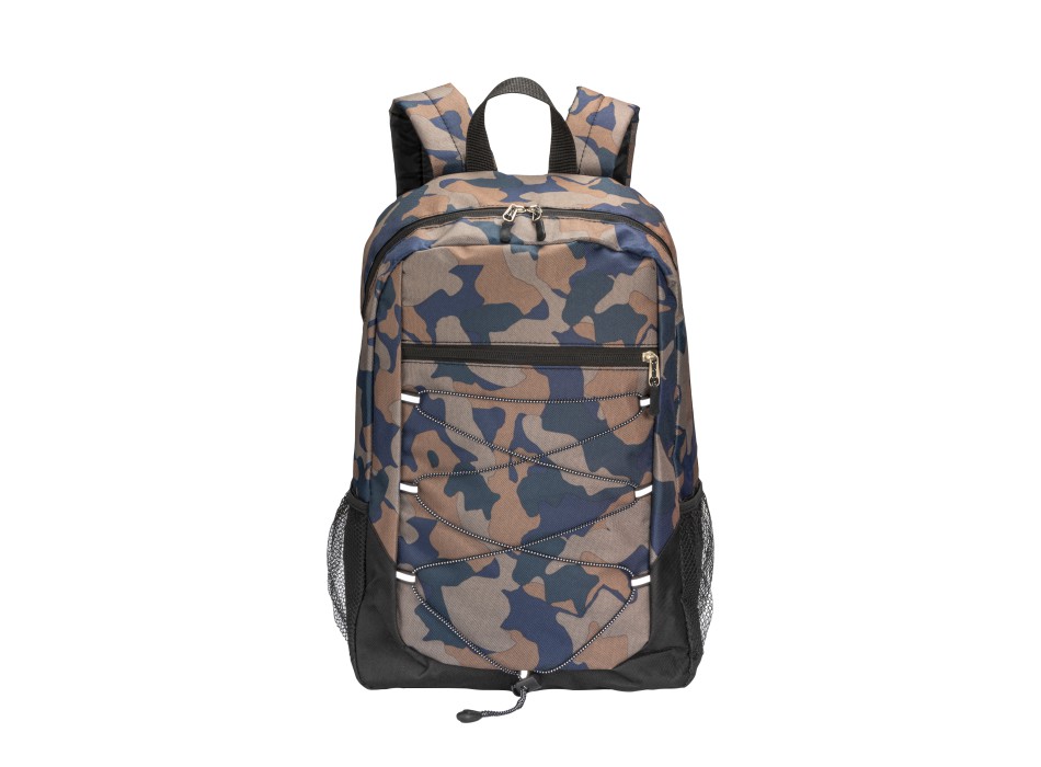 Zaino in poliestere 600D con 4 tasche di cui 2 laterali retinate FullGadgets.com