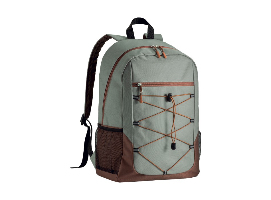 Zaino in poliestere 600D con 4 tasche di cui 2 laterali retinate FullGadgets.com