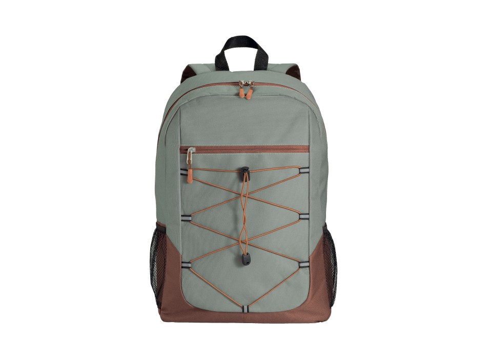 Zaino in poliestere 600D con 4 tasche di cui 2 laterali retinate FullGadgets.com