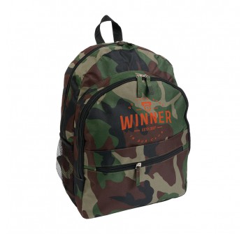 Zaino in poliestere 600D con 6 tasche di cui due laterali retinate FullGadgets.com