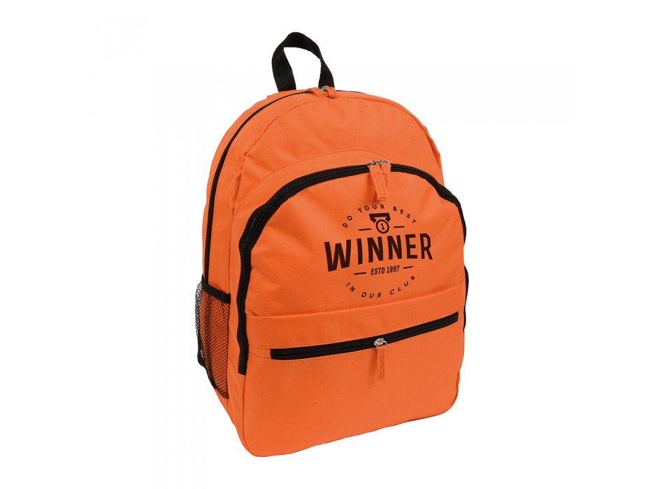 Zaino in poliestere 600d con 6 tasche di cui due laterali retinate FullGadgets.com