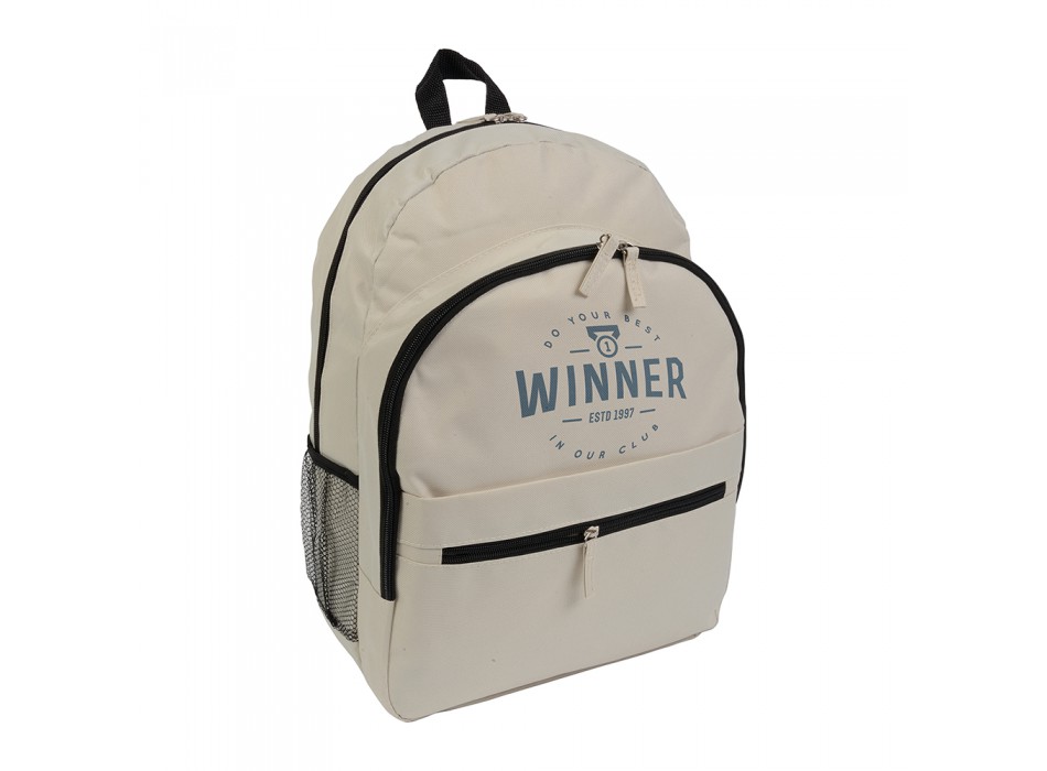 Zaino in poliestere 600d con 6 tasche di cui due laterali retinate FullGadgets.com