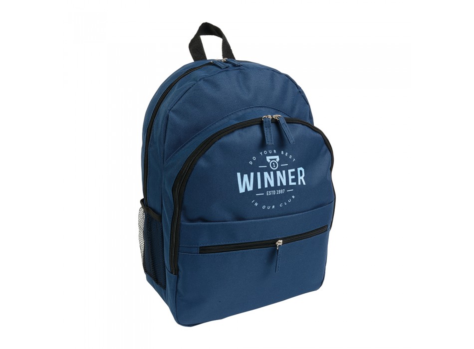 Zaino in poliestere 600D con 6 tasche di cui due laterali retinate FullGadgets.com