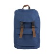 Zaino in poliestere two tone effetto melange con 2 tasche FullGadgets.com