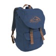 Zaino in poliestere two tone effetto melange con 2 tasche FullGadgets.com