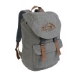 Zaino in poliestere two tone effetto melange con 2 tasche FullGadgets.com