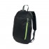 Zaino Nero In Poliestere 600D Personalizzabile Con 2 Tasche E Cerniere Colorate