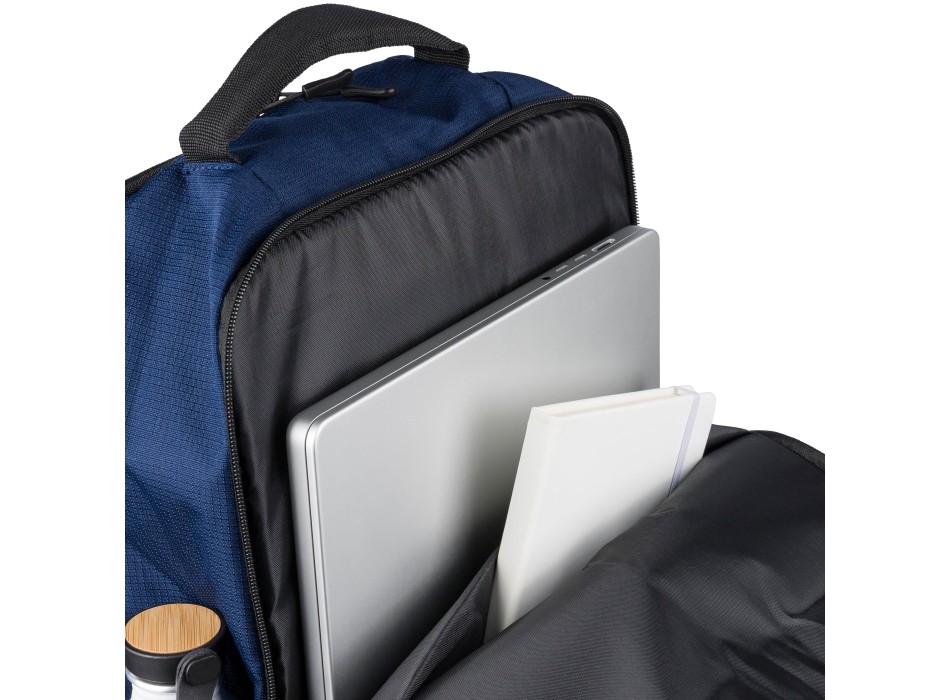 Zaino Ocean Bound portacomputer da 15 pollici in poliestere 300 D rPET Tova FullGadgets.com