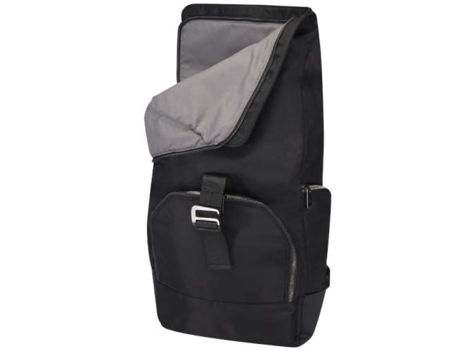 Zaino per portatile da 15,6" in materiale riciclato certificato GRS con chiusura arrotolabile Rhine - 18L FullGadgets.com
