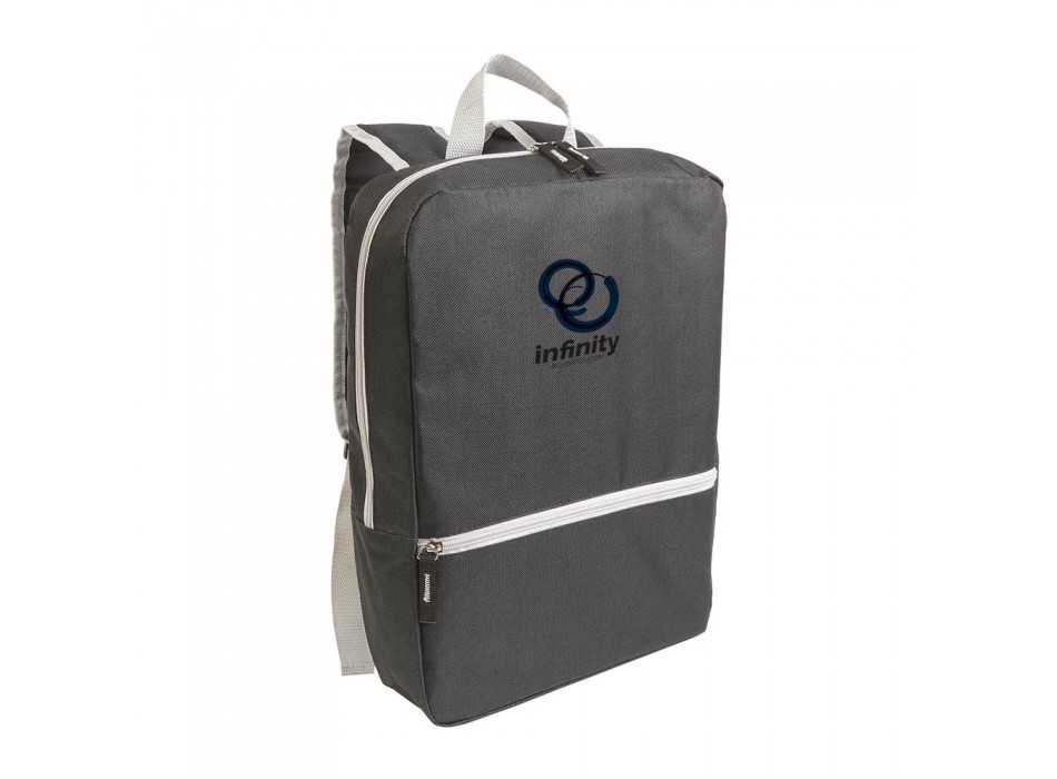 Zaino porta computer in poliestere 600D con 2 tasche.  Schienale e spallacci imbottiti FullGadgets.com