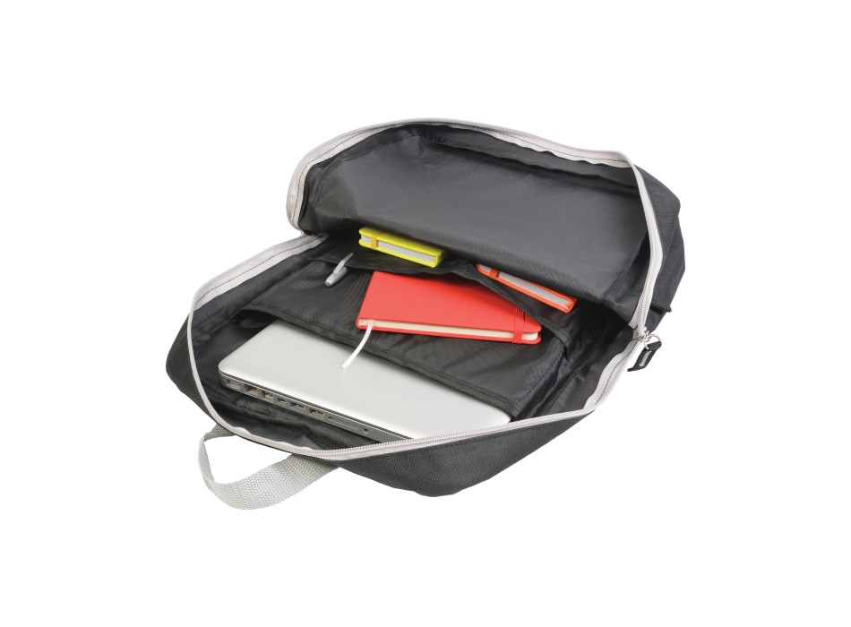 Zaino porta computer in poliestere 600D con 2 tasche.  Schienale e spallacci imbottiti FullGadgets.com