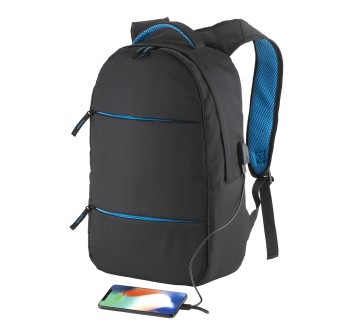 Zaino porta computer in poliestere 600D. Tasca principale porta pc e 3 tasche frontali FullGadgets.com