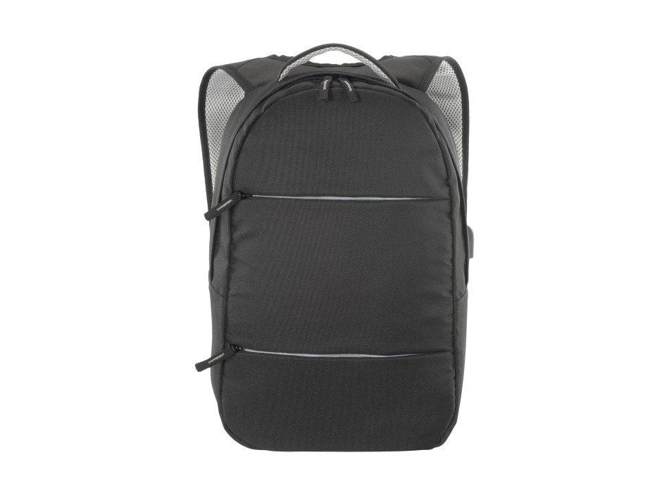 Zaino porta computer in poliestere 600D. Tasca principale porta pc e 3 tasche frontali FullGadgets.com