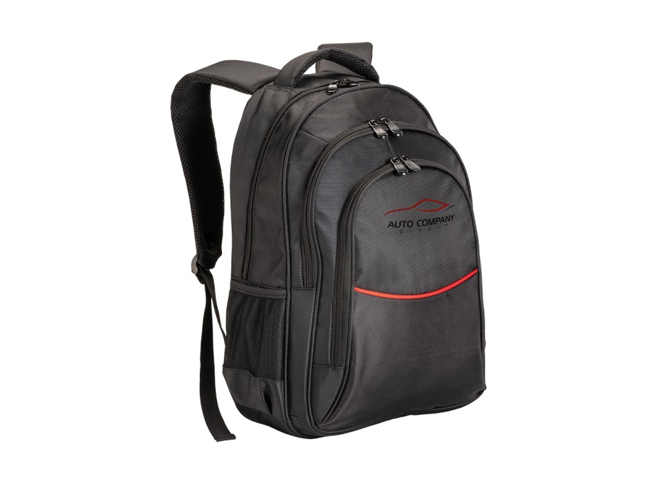 Zaino porta computer poliestere 1680D con tre tasche. Tasca principale porta pc FullGadgets.com