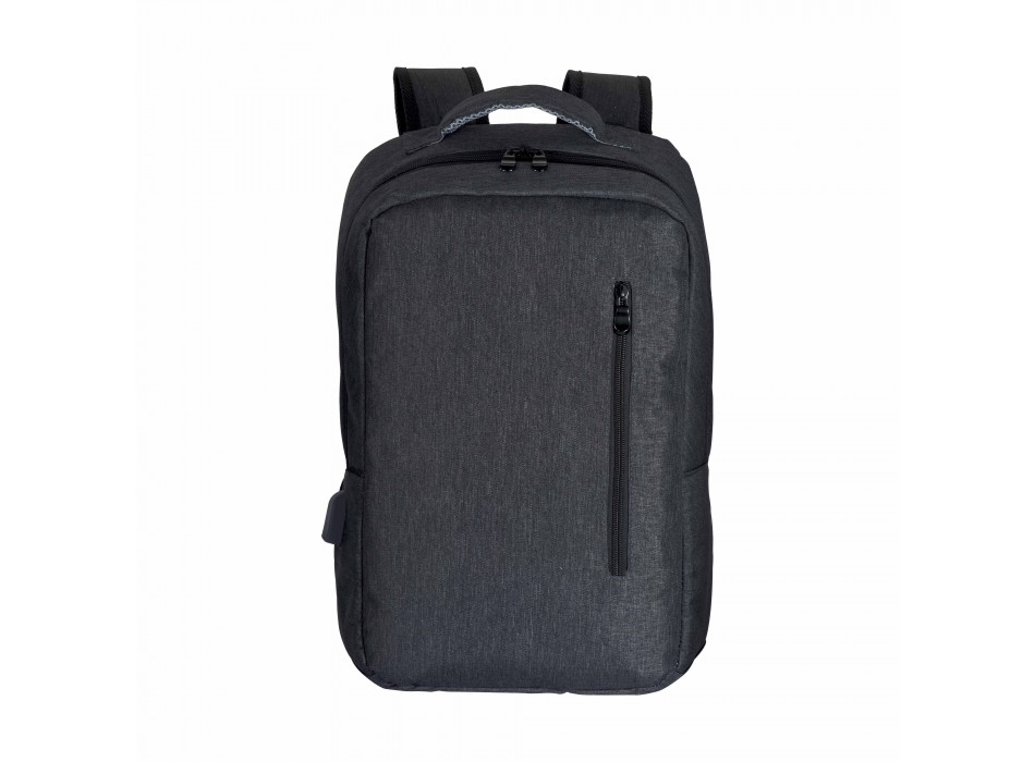 Zaino porta computer poliestere two tone con tre tasche con porta usb esterna FullGadgets.com