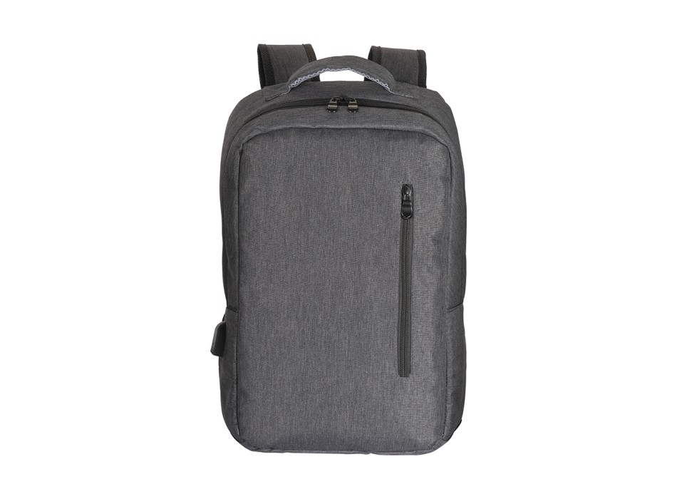 Zaino porta computer poliestere two tone con tre tasche con porta USB esterna FullGadgets.com