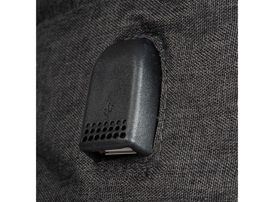 Zaino porta computer poliestere two tone con tre tasche con porta USB esterna FullGadgets.com