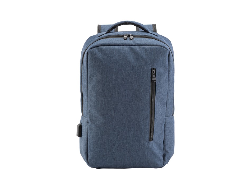 Zaino porta computer poliestere two tone con tre tasche con porta USB esterna FullGadgets.com