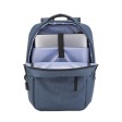 Zaino porta computer poliestere two tone con tre tasche con porta USB esterna FullGadgets.com
