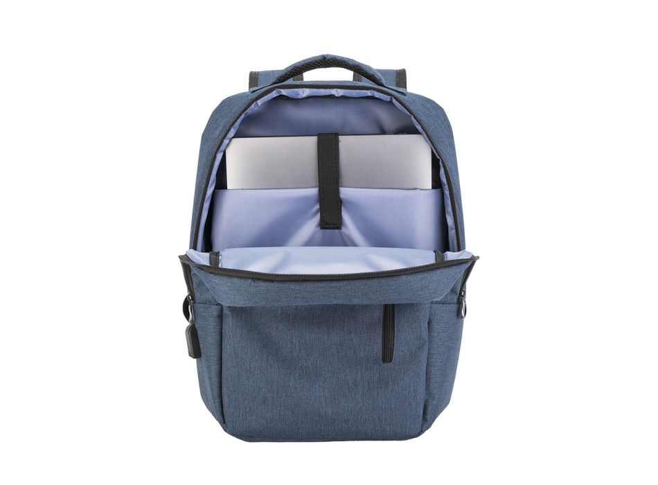 Zaino porta computer poliestere two tone con tre tasche con porta USB esterna FullGadgets.com