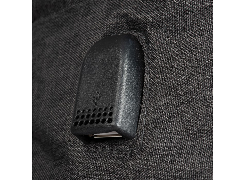 Zaino porta computer poliestere two tone con tre tasche con porta USB esterna FullGadgets.com