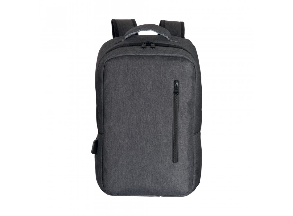 Zaino porta computer poliestere two tone con tre tasche con porta usb esterna FullGadgets.com