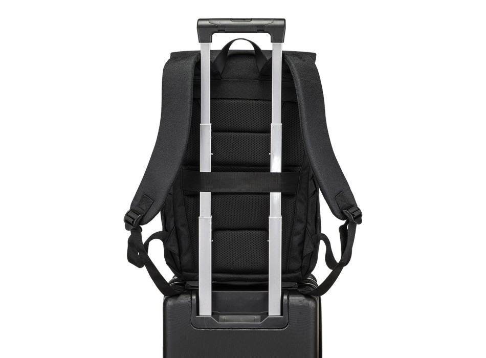 Zaino porta pc (15) in poliestere riciclato jacquard 600D (lining interno in R-PET) FullGadgets.com