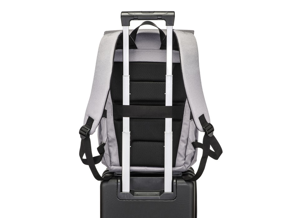 Zaino porta pc (15) in poliestere riciclato jacquard 600D (lining interno in R-PET) FullGadgets.com