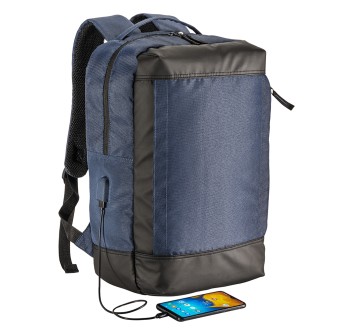 Zaino porta pc in poliestere riciclato con tintura ecologica FullGadgets.com