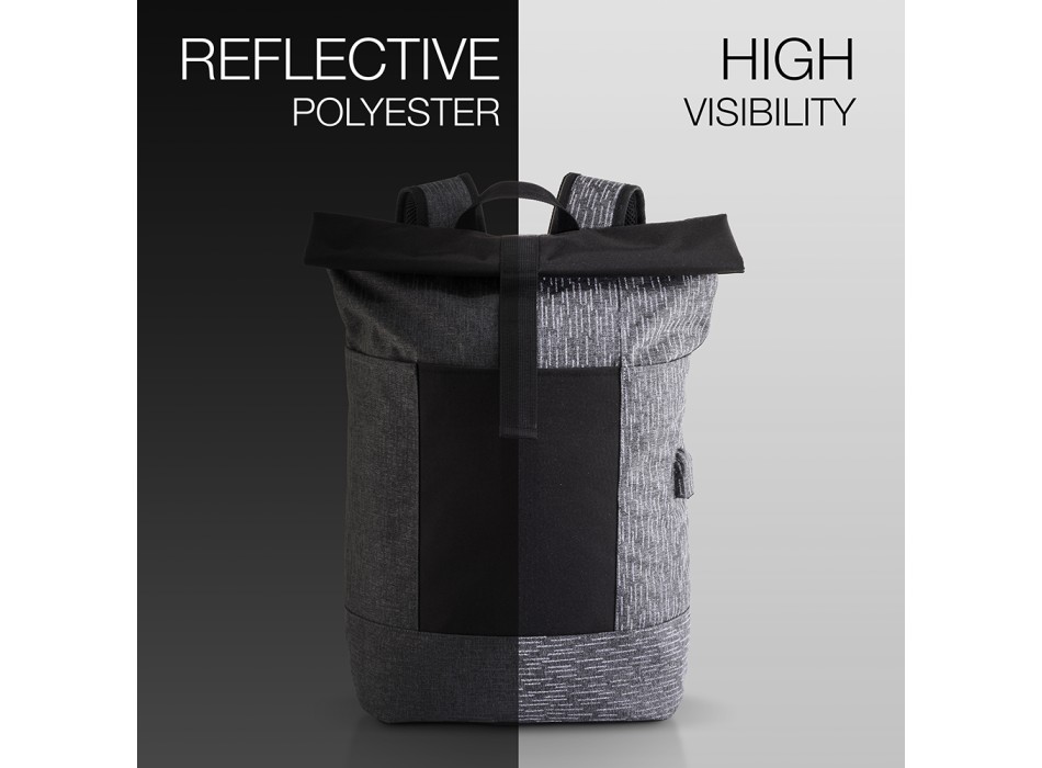 Zaino porta PC in poliestere rifrangente FullGadgets.com