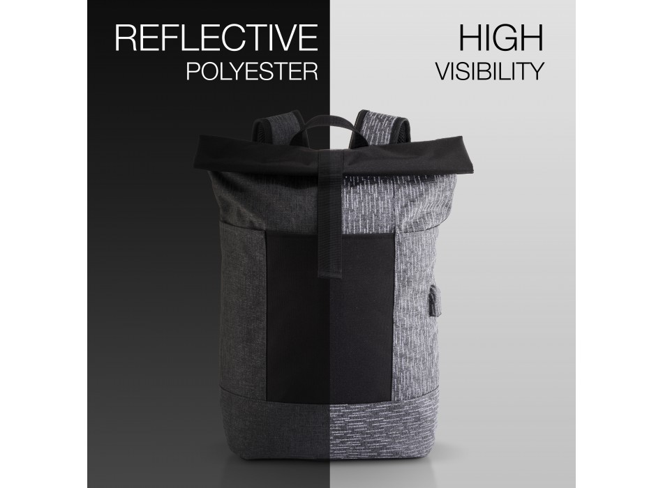 Zaino porta pc in poliestere rifrangente FullGadgets.com