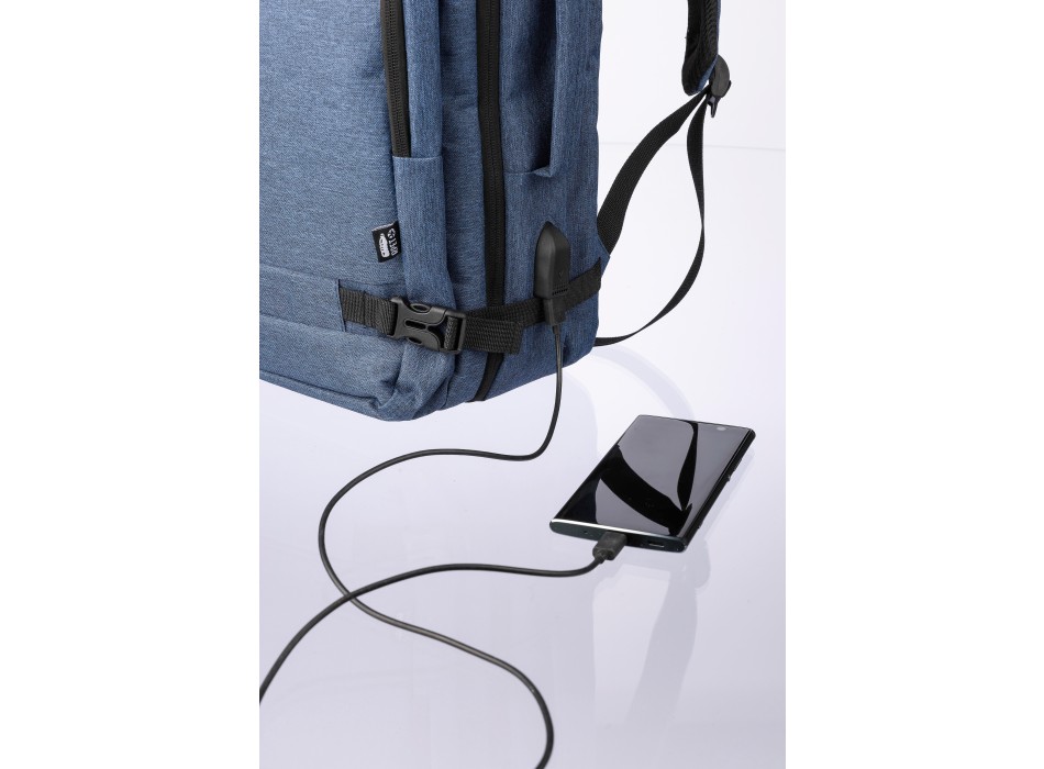 Zaino portacomputer in poliestere rPET 300 D Malcolm FullGadgets.com