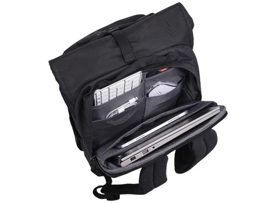 Zaino roll-top espandibile per portatile da 17" in materiale riciclato Case Logic Variate FullGadgets.com