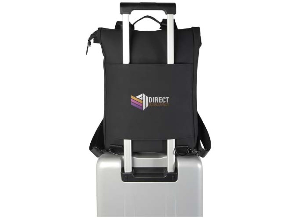 Zaino roll-top per portatile da 15,6" riciclato certificato GRS da 12 litri Turner FullGadgets.com