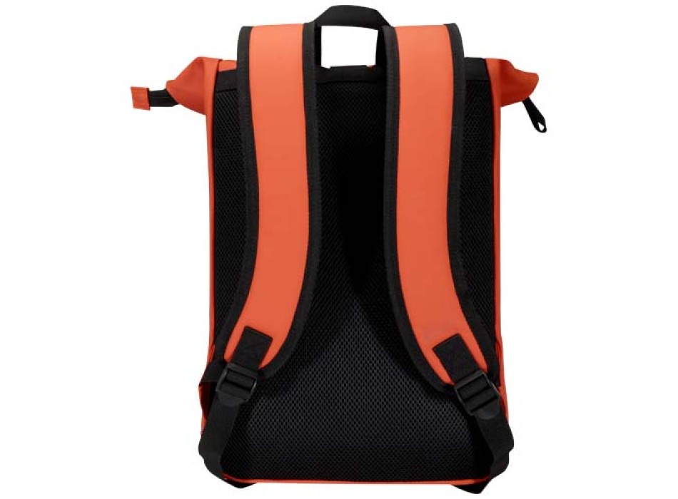 Zaino roll-top per portatile da 15" in materiale riciclato certificato GRS da 18 litri Resi Plus FullGadgets.com