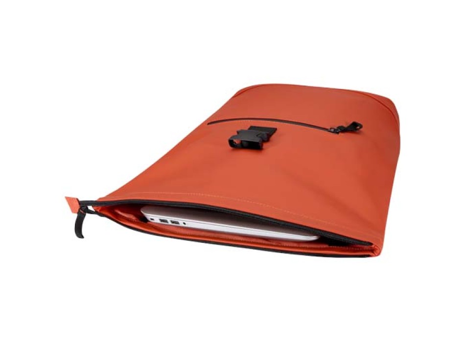 Zaino roll-top per portatile da 15" in materiale riciclato certificato GRS da 18 litri Resi Plus FullGadgets.com