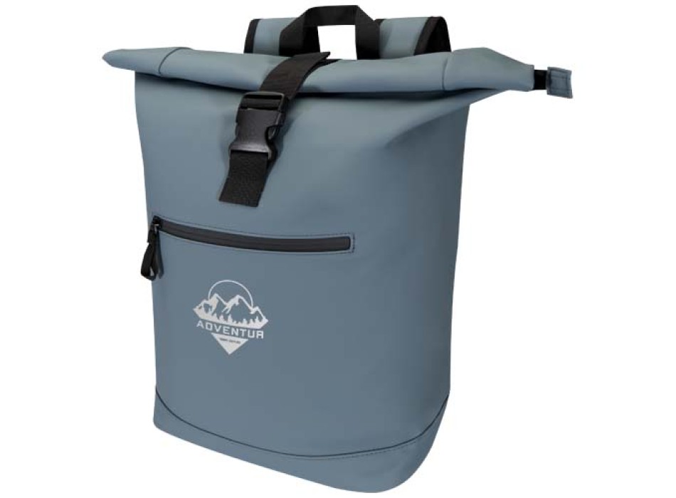 Zaino roll-top per portatile da 15" in materiale riciclato certificato GRS da 18 litri Resi Plus FullGadgets.com