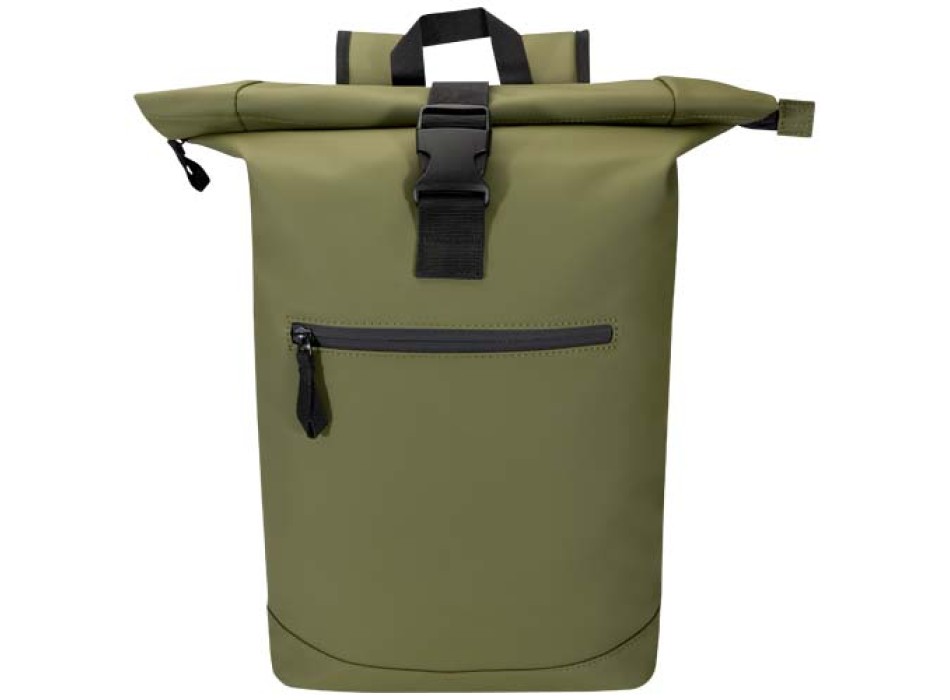 Zaino roll-top per portatile da 15" in materiale riciclato certificato GRS da 18 litri Resi Plus FullGadgets.com