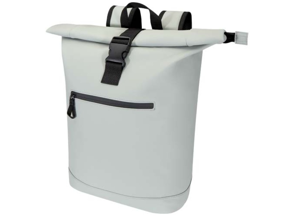 Zaino roll-top per portatile da 15" in materiale riciclato certificato GRS da 18 litri Resi Plus FullGadgets.com