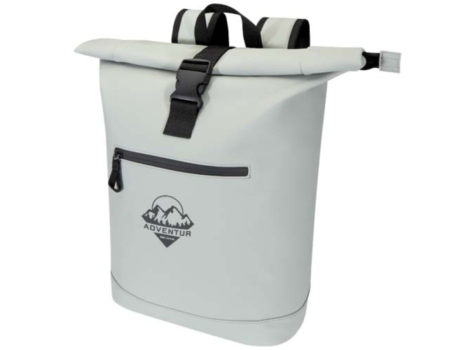 Zaino roll-top per portatile da 15" in materiale riciclato certificato GRS da 18 litri Resi Plus FullGadgets.com